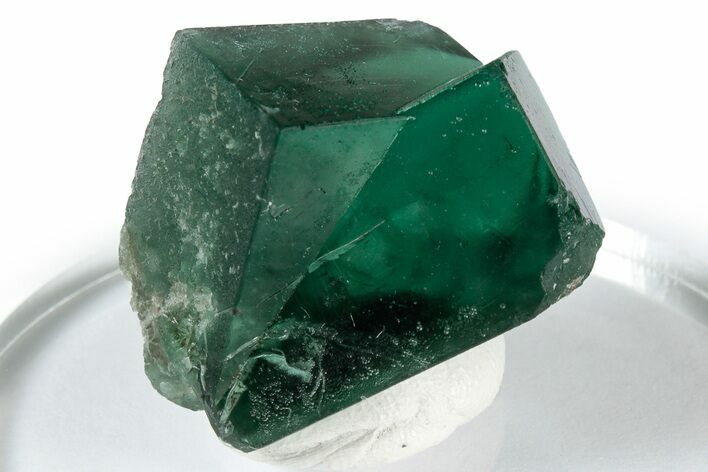 Fluorescent Green Fluorite Twins - Diana Maria Mine, England #337500